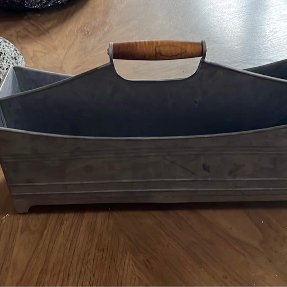 Galvanized Accessory Caddy